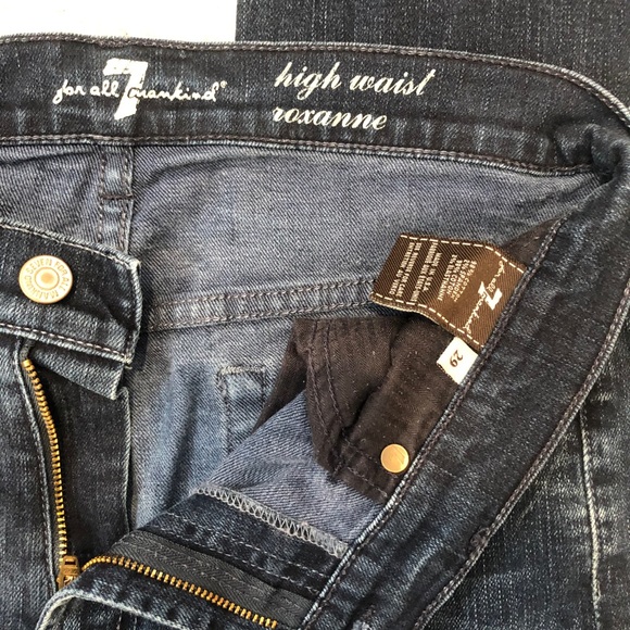 7 Brand 👖- High Waist Dark Wash - Picture 2 of 6